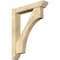 Ekena Millwork Westlake Slat Rough Sawn Bracket w/ Offset Brace, Douglas Fir, 6"W x 32"D x 40"H BKT0604X32X40WTL06RDF - alternate 1